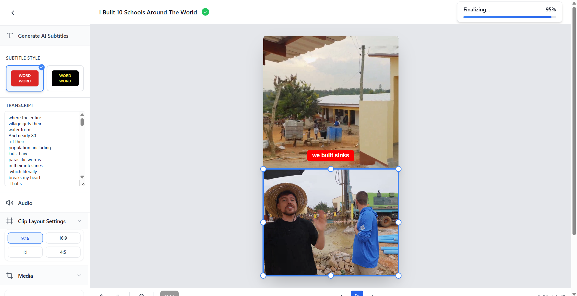 Step 04: Export 1080p. Ready for every platform.
